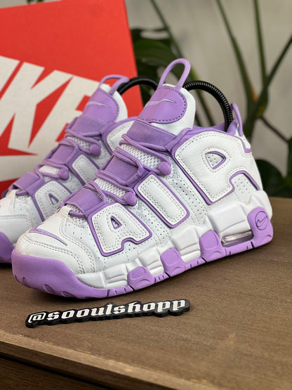 Nike Air More Uptempo - Blanca, lila
