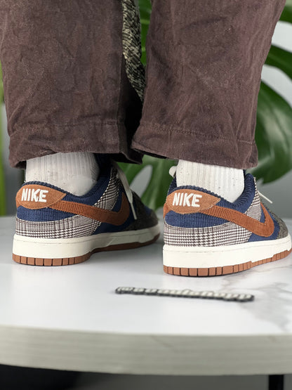 NIKE Dunk Low "Tweed Midnight Navy Corduroy
