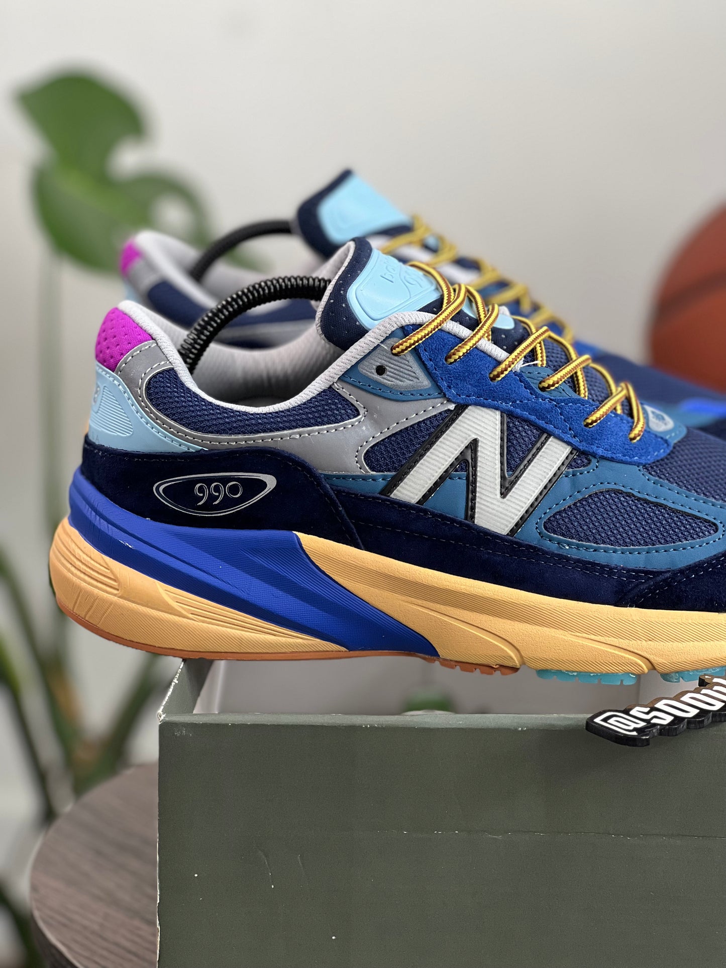 New Balance 990v6 X Action Bronson Lapis Lazuli