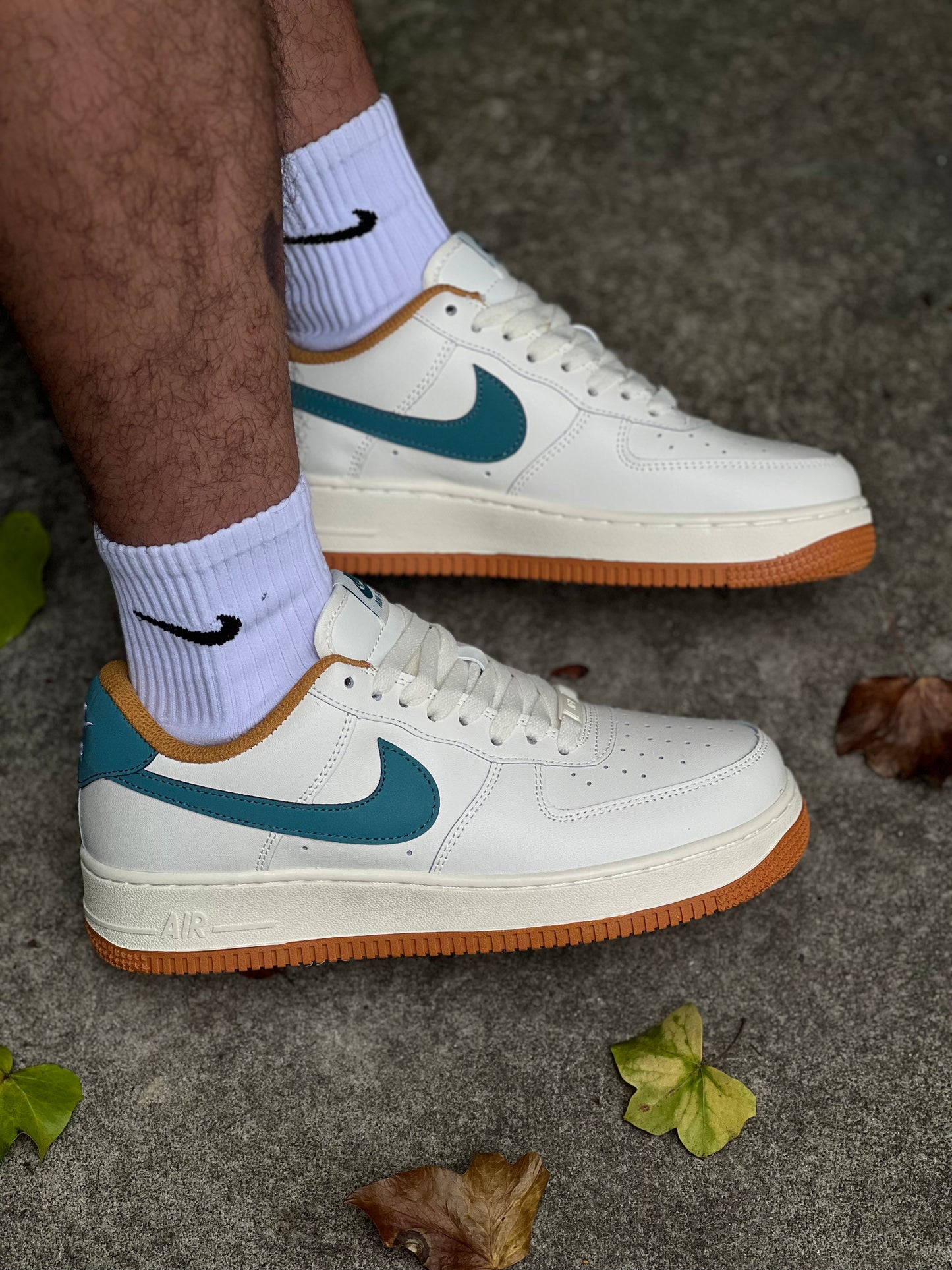 Nike Air Force 1 Cream Green