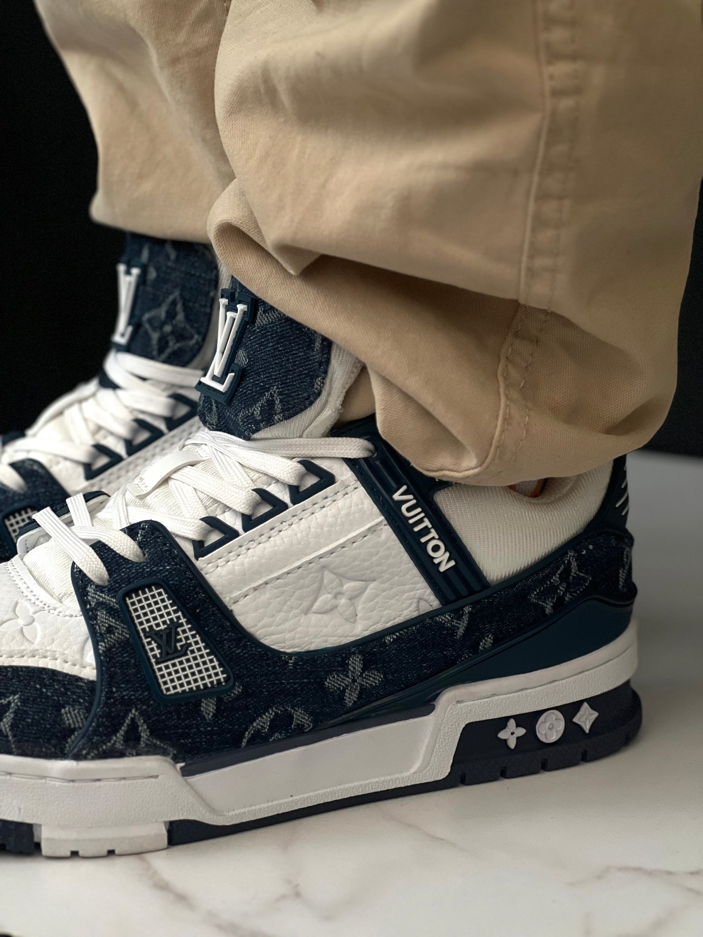 Louis Vuitton Trainer Monogram Denim