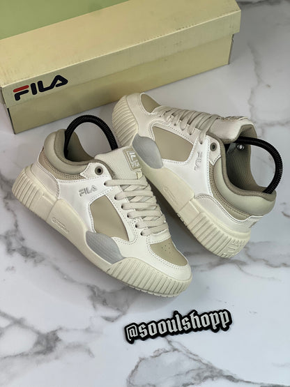 Fila Blocks - Blanco, Beige, Gris