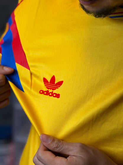 CAMISETA VISITANTE SELECCIÓN COLOMBIA 1990