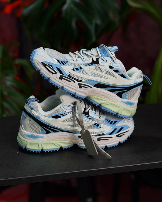 Off White Be Rightt - Azul, Blanco