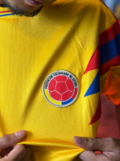 CAMISETA VISITANTE SELECCIÓN COLOMBIA 1990