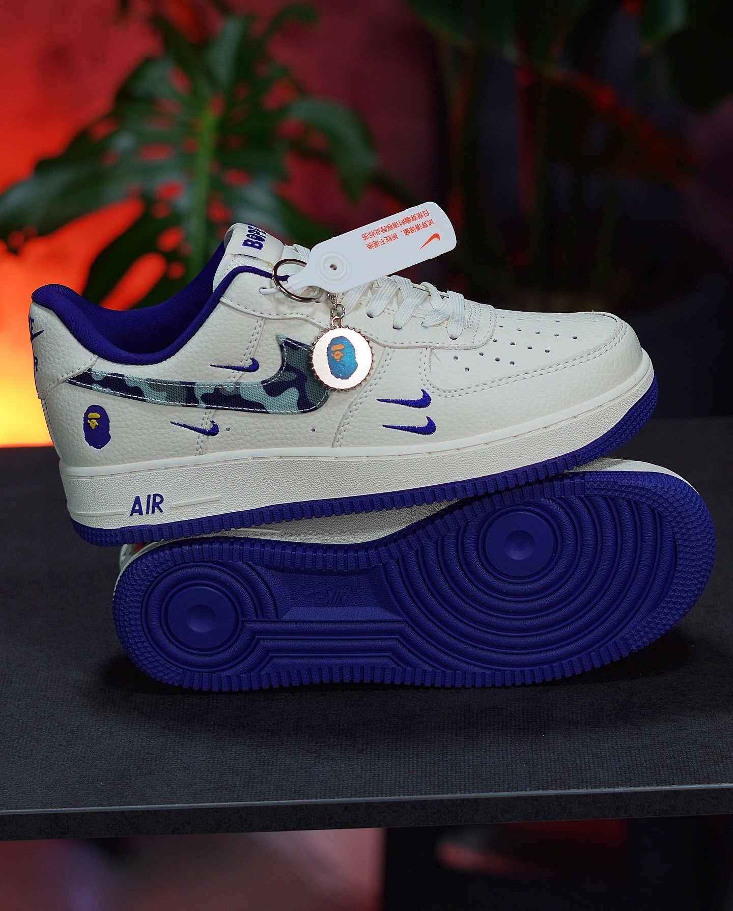Air Force one x Bape