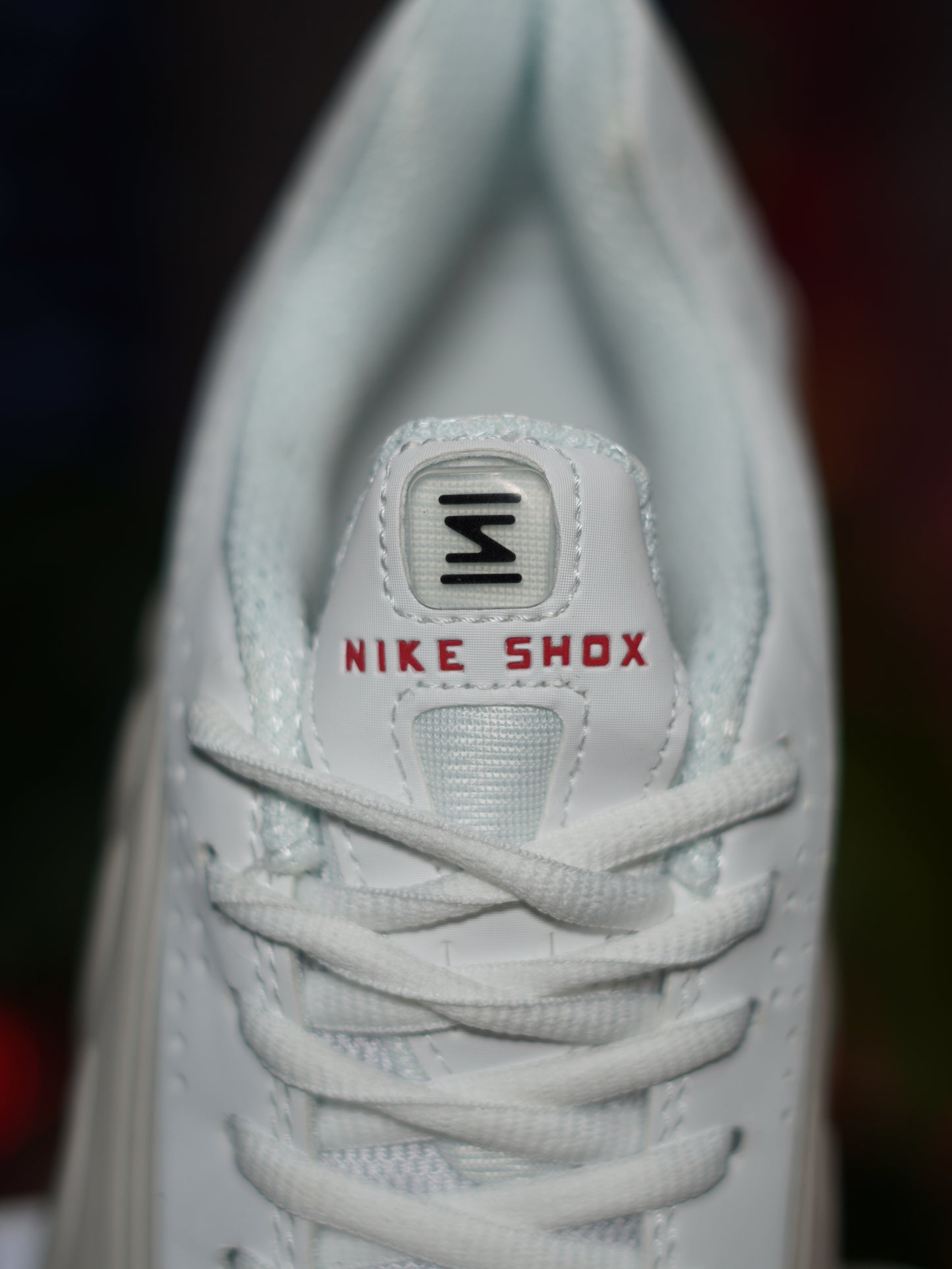 Nike Shox R4 - Blanco, Beige, Naranja