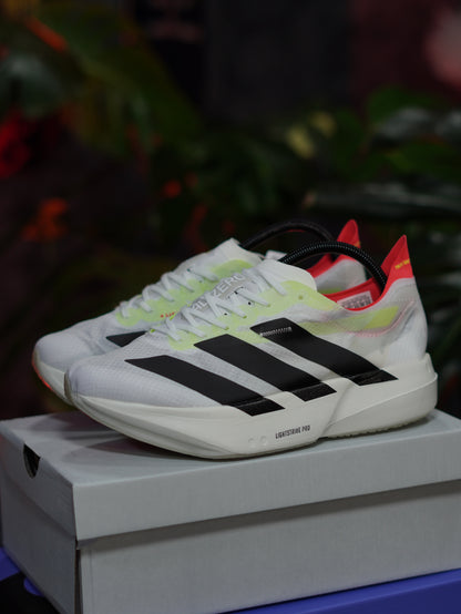 Adidas Adizero Adios Pro 4 - Blanco, Negro, Naranja