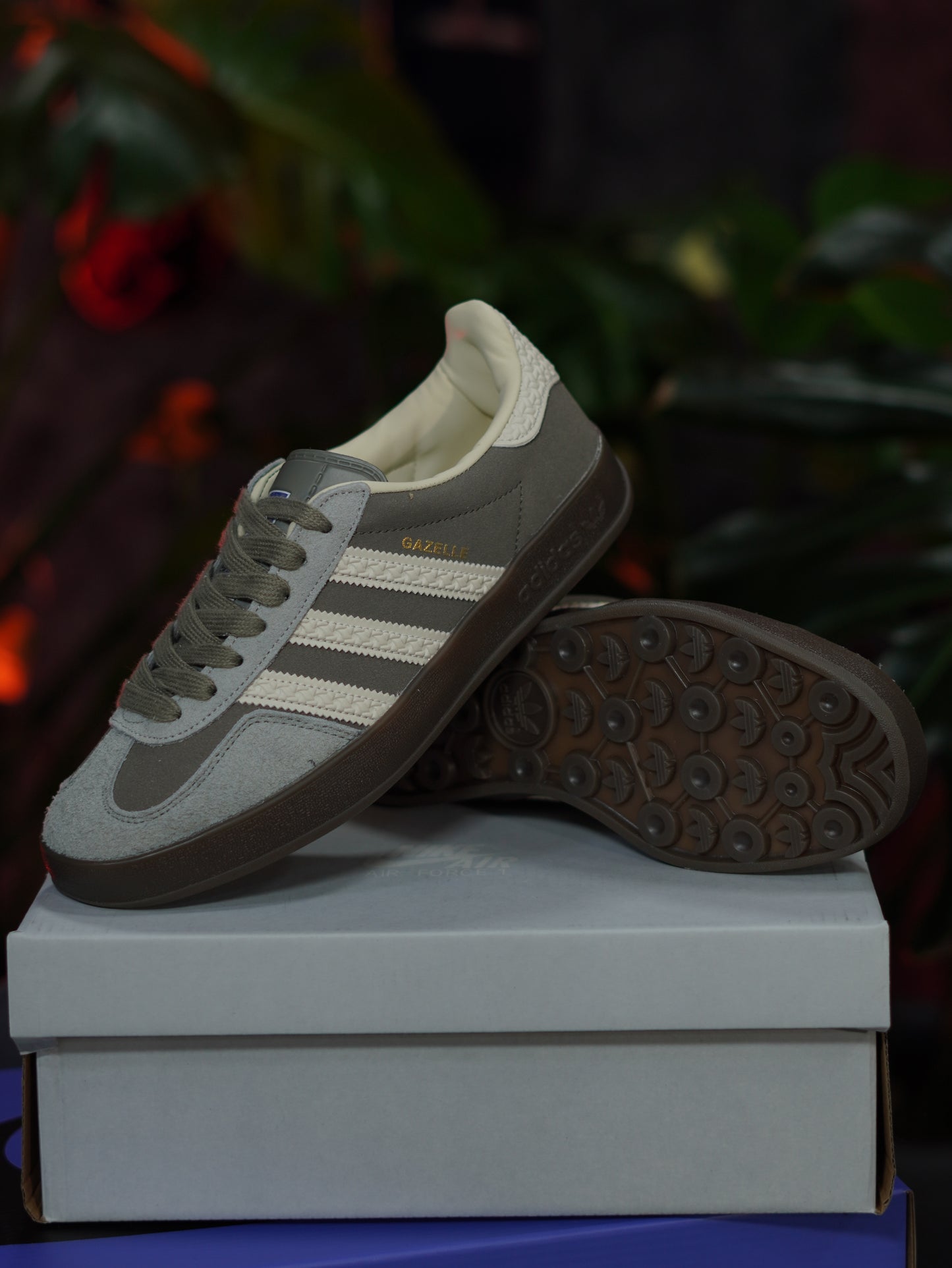 Adidas Gazelle Indor - Gris oscuro