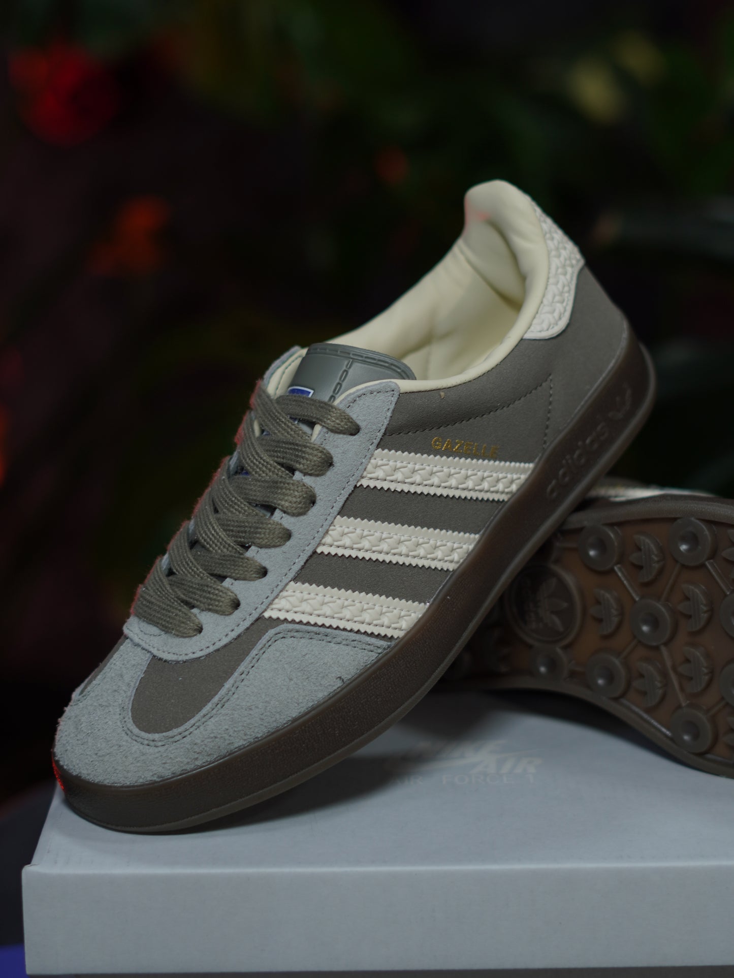 Adidas Gazelle Indor - Gris oscuro