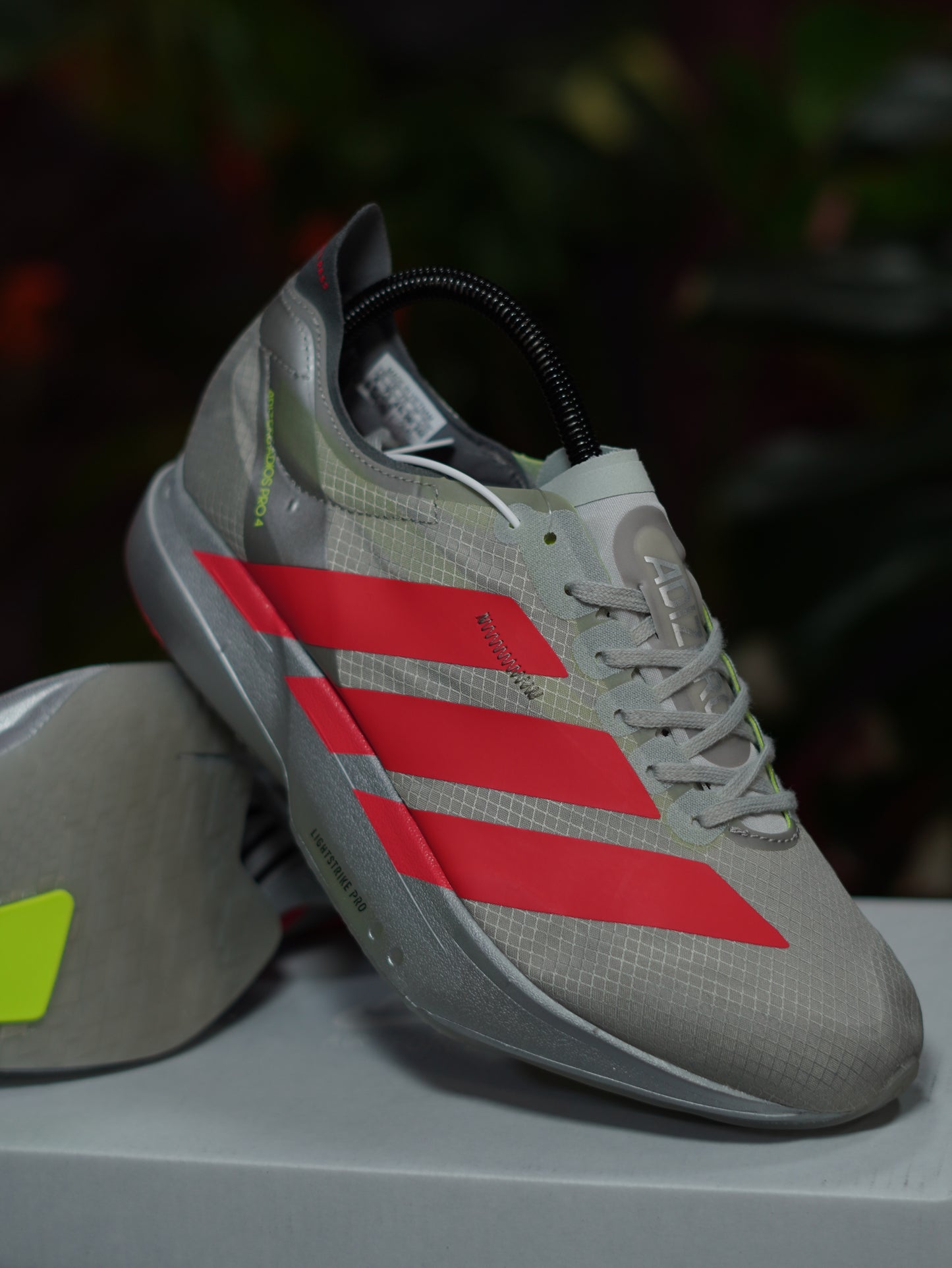 Adidas Adizero Adios Pro 4 - Gris, Rojo