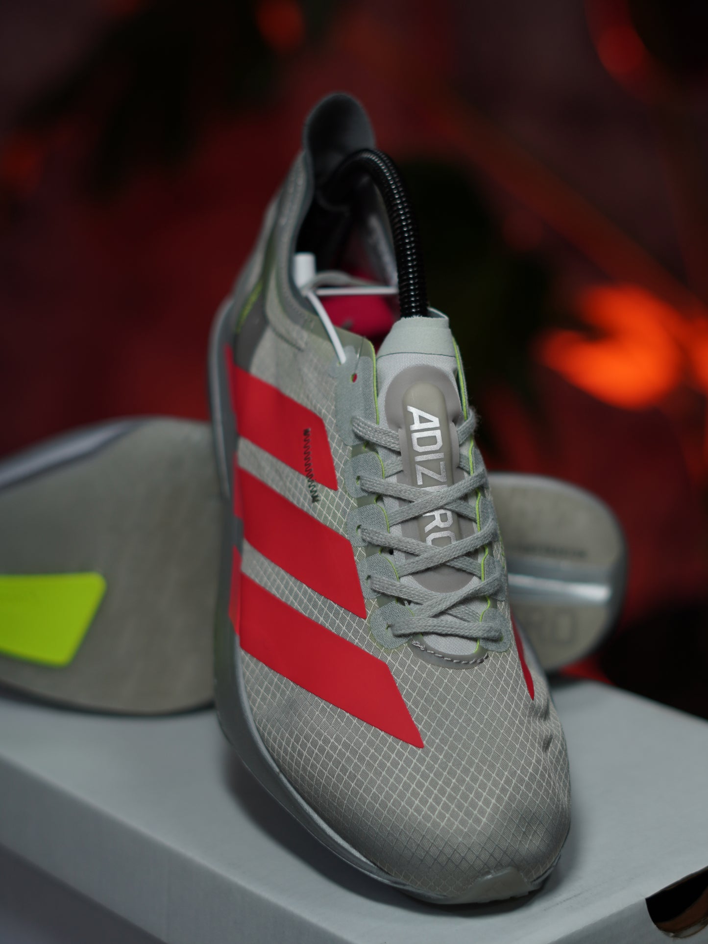 Adidas Adizero Adios Pro 4 - Gris, Rojo