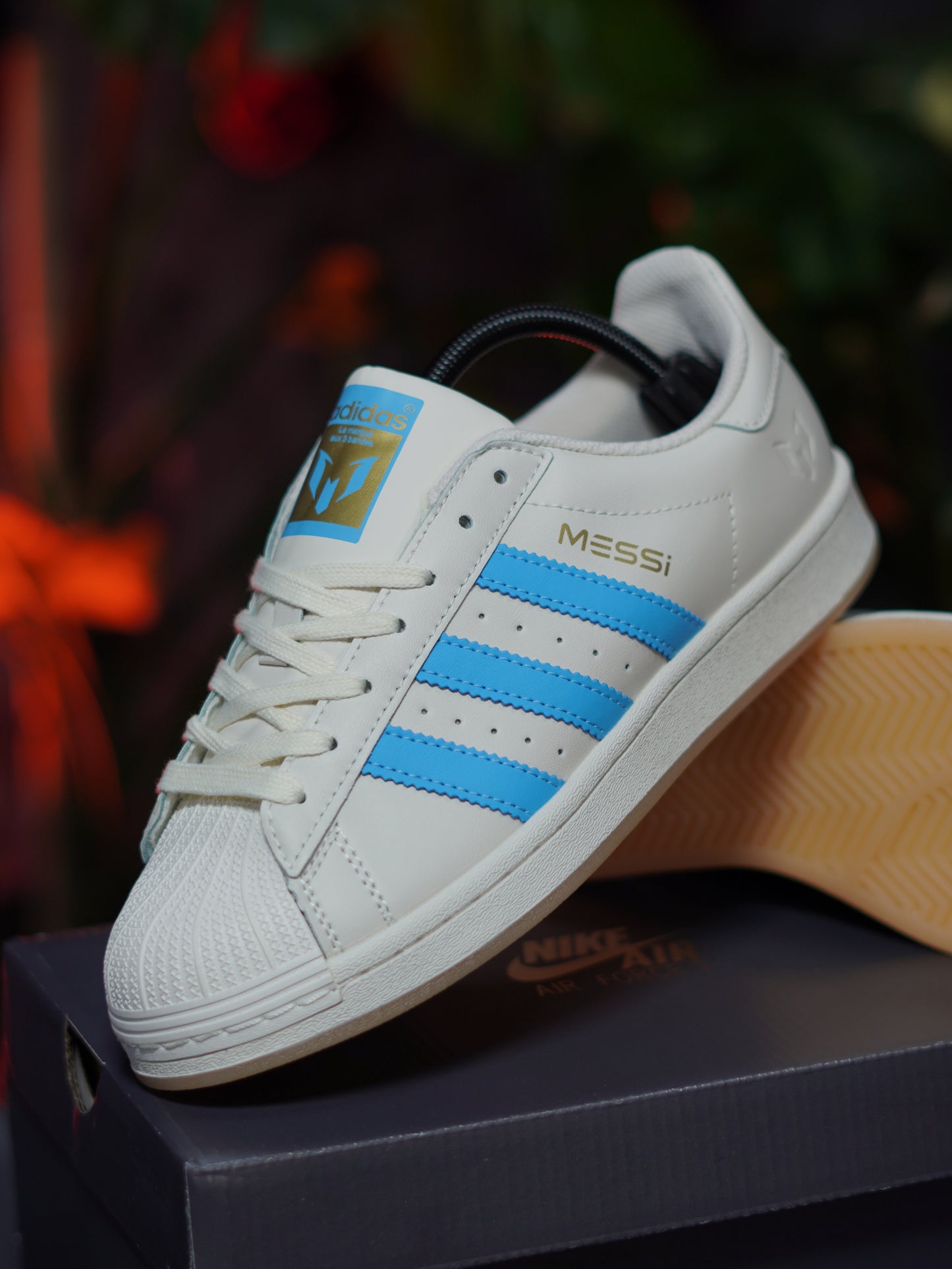 Adidas Superstar Messi - Blanco, Azul