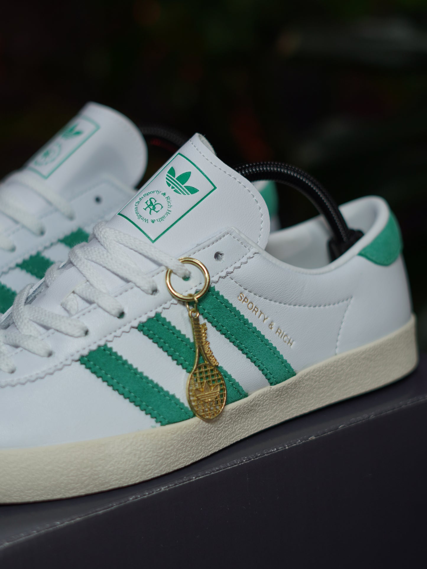 Adidas Blanc "Sporty & Rich" - Blanco, Verde