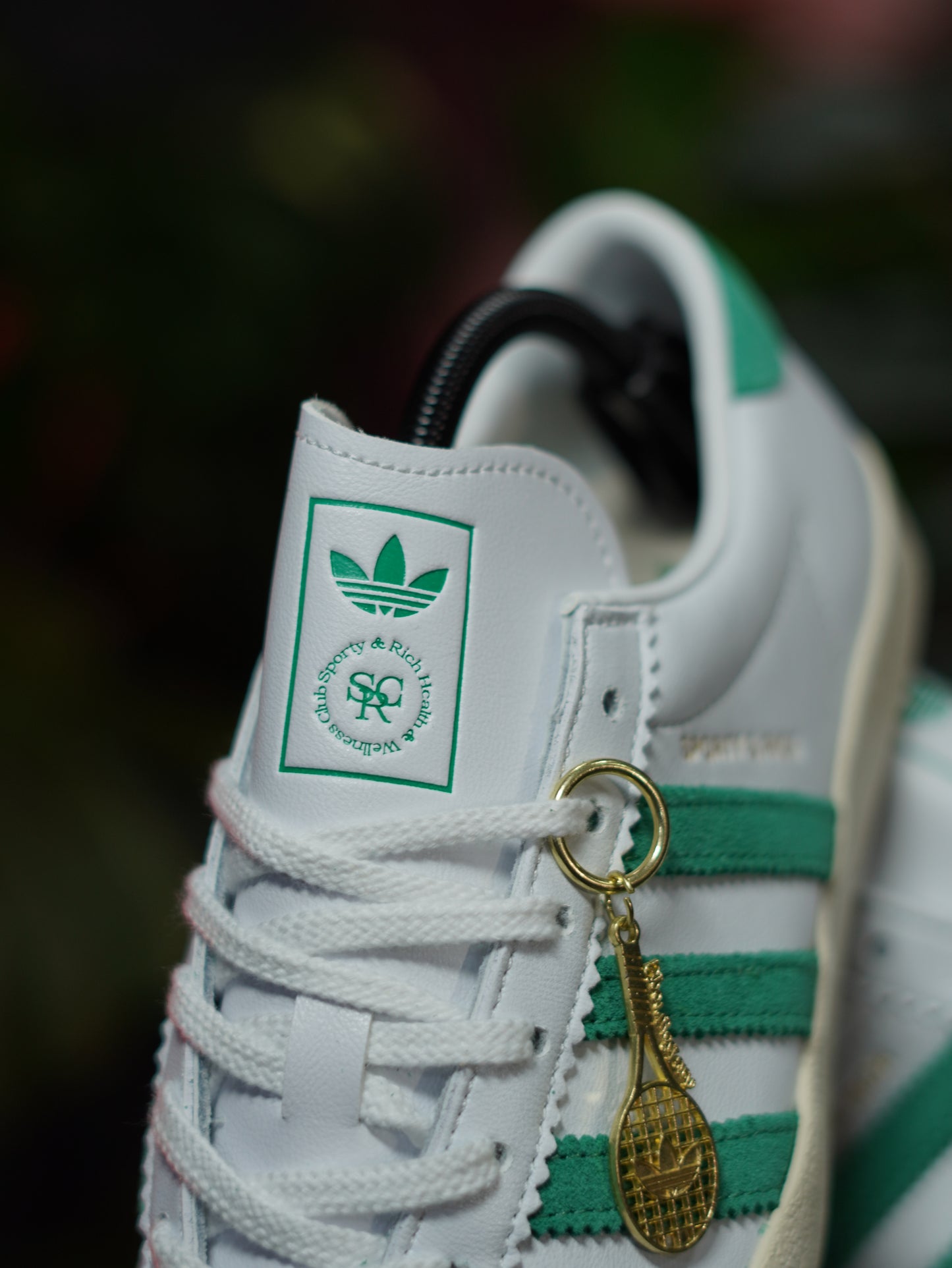 Adidas Blanc "Sporty & Rich" - Blanco, Verde