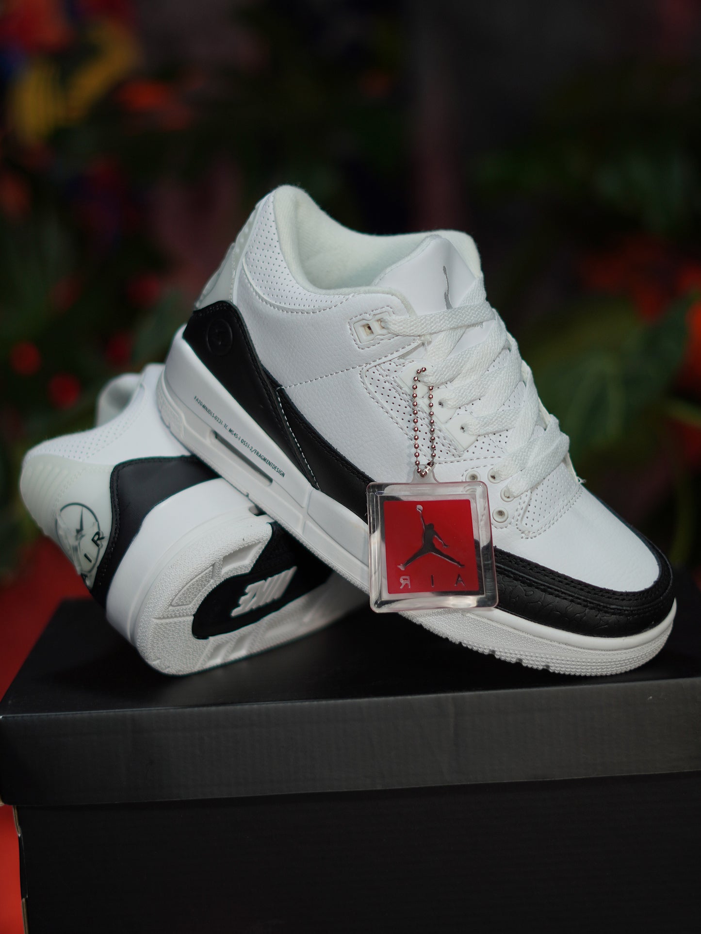 Air Jordan Retro 3 "Fragment" - Blanco, Negro