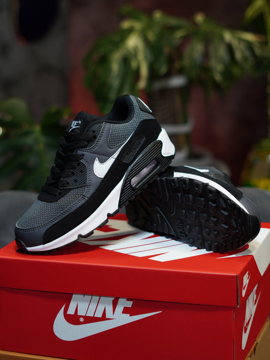 NIKE AIRMAX 90 GRIS,NEGRO,BLANCO