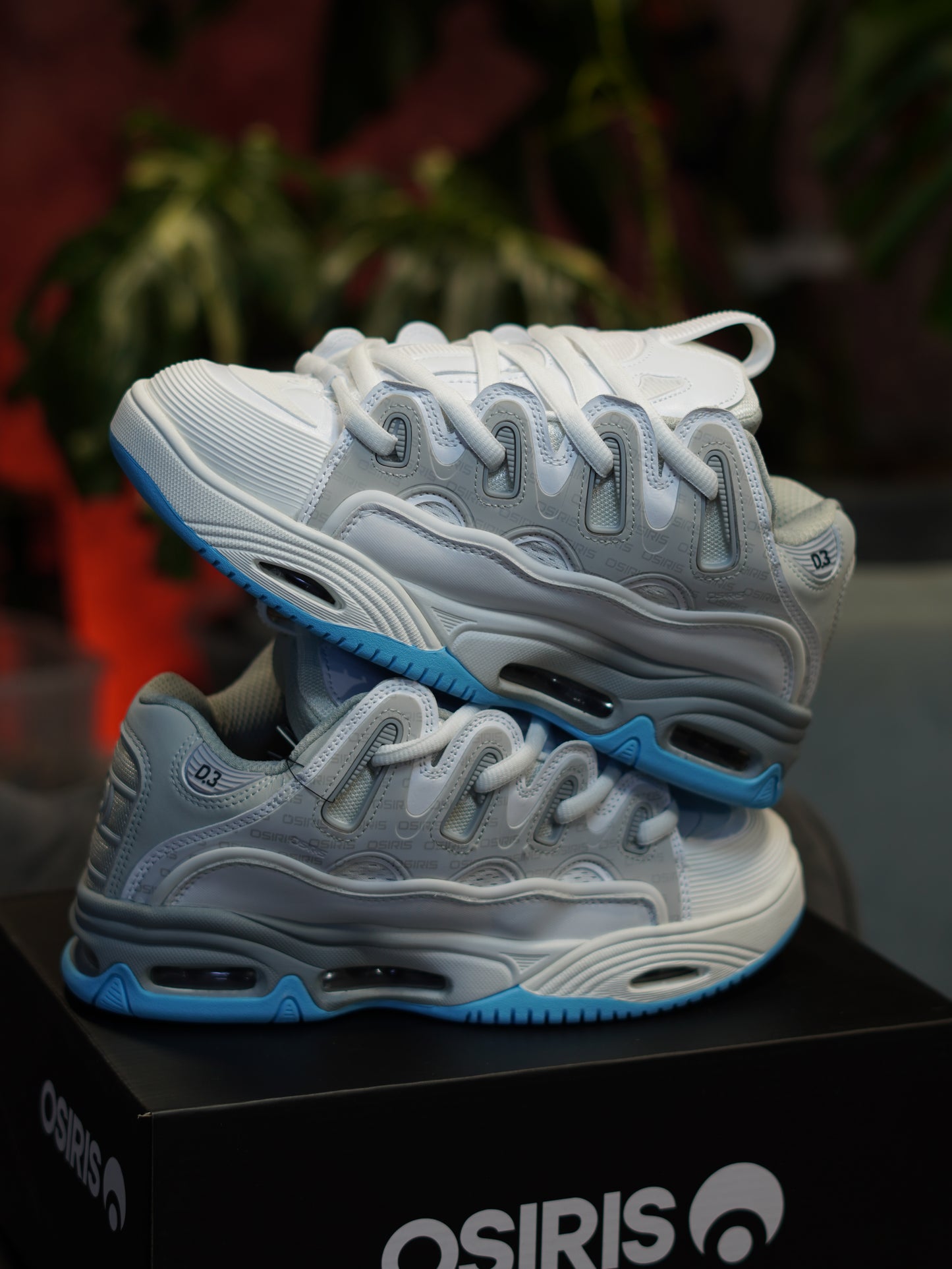 Osiris d3 blanca, gris, azul
