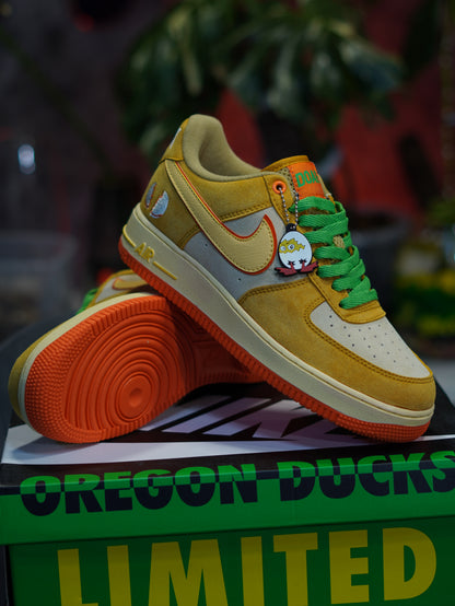 Nike Air Force 1 Low Ducks of a Feather University of Oregon Duck or Egg
