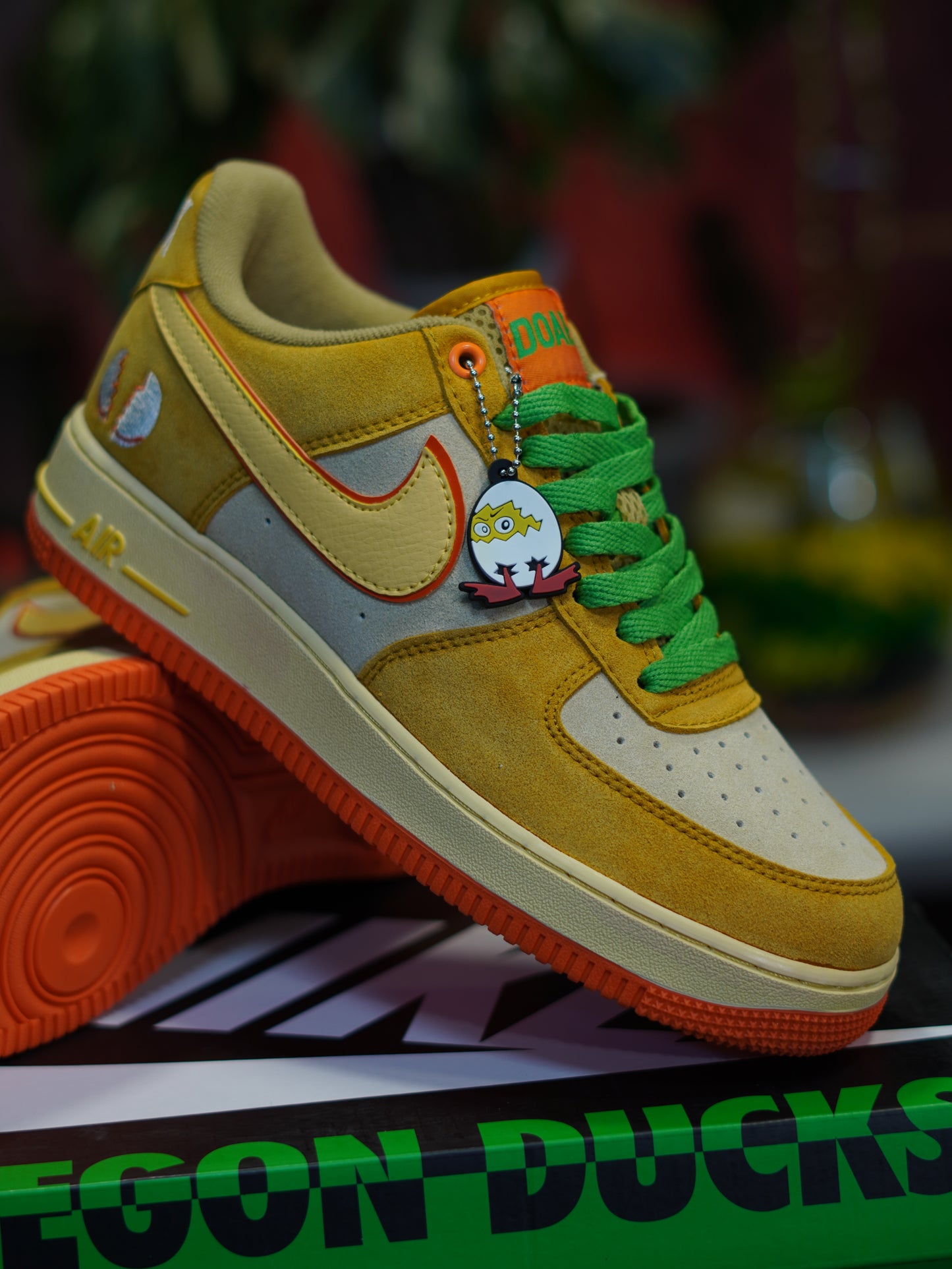 Nike Air Force 1 Low Ducks of a Feather University of Oregon Duck or Egg
