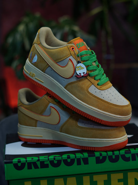 Nike Air Force 1 Low Ducks of a Feather University of Oregon Duck or Egg