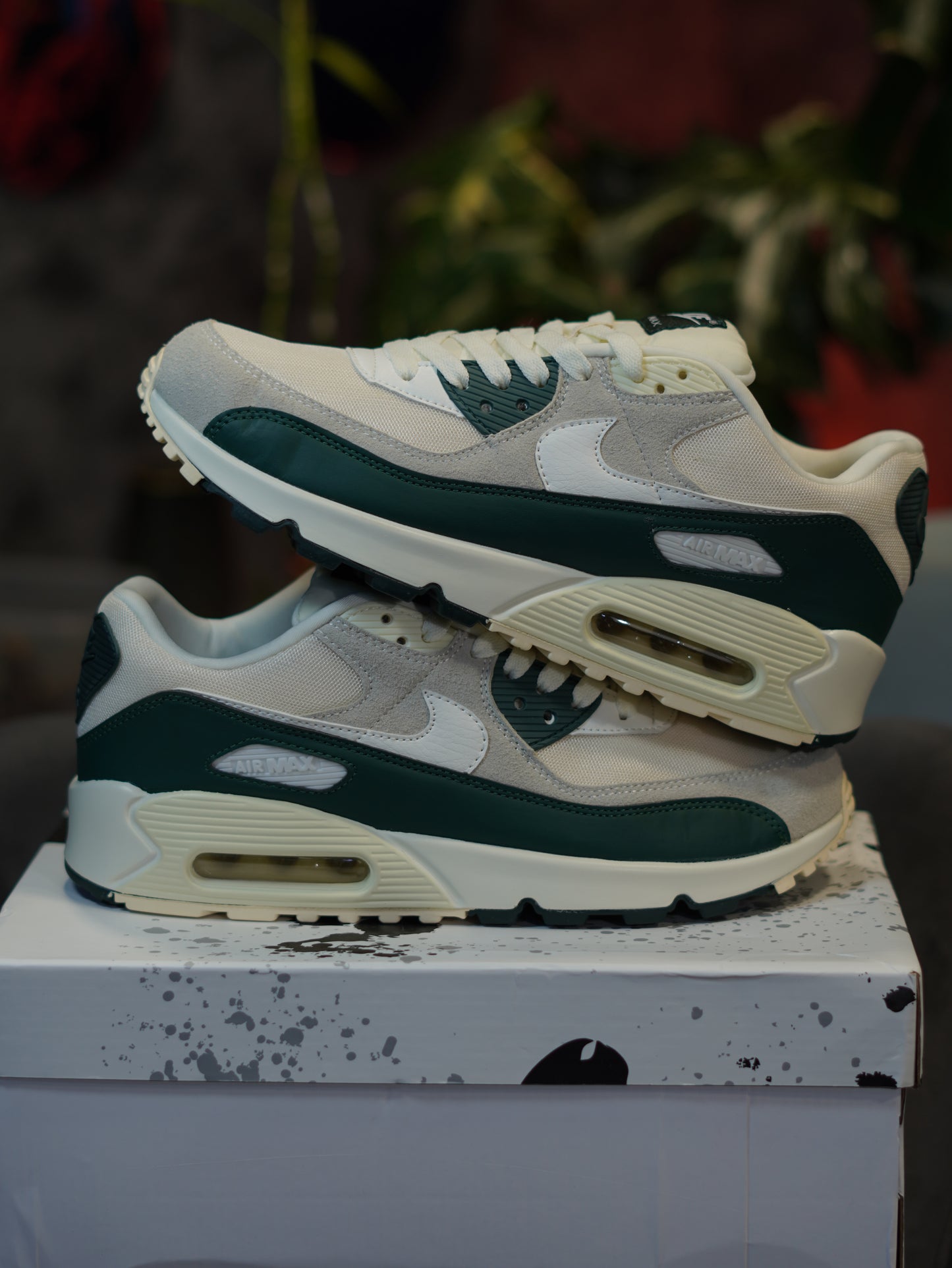 NIKE AIRMAX 90 BEIGE GREEN