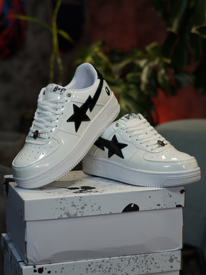 BAPESTA BLANCO NEGRO