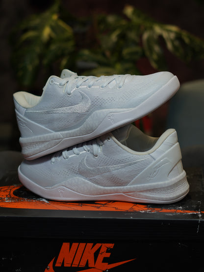 Nike Tenis Kobe 8 Protro "Triple White"