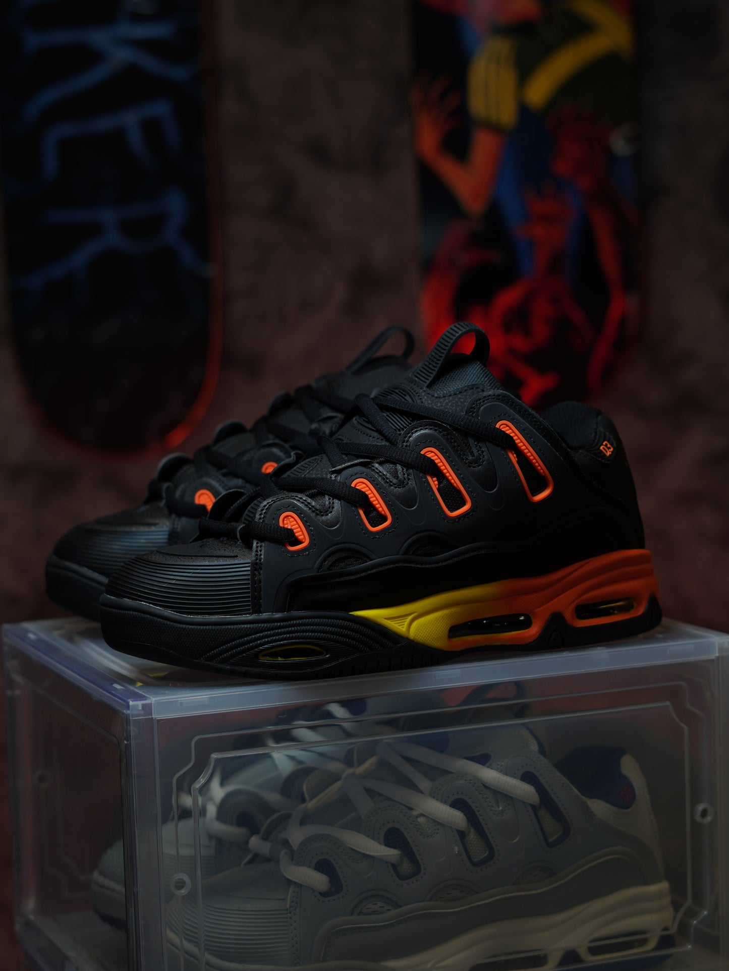 OSIRIS D3 NEGRO NARANJA
