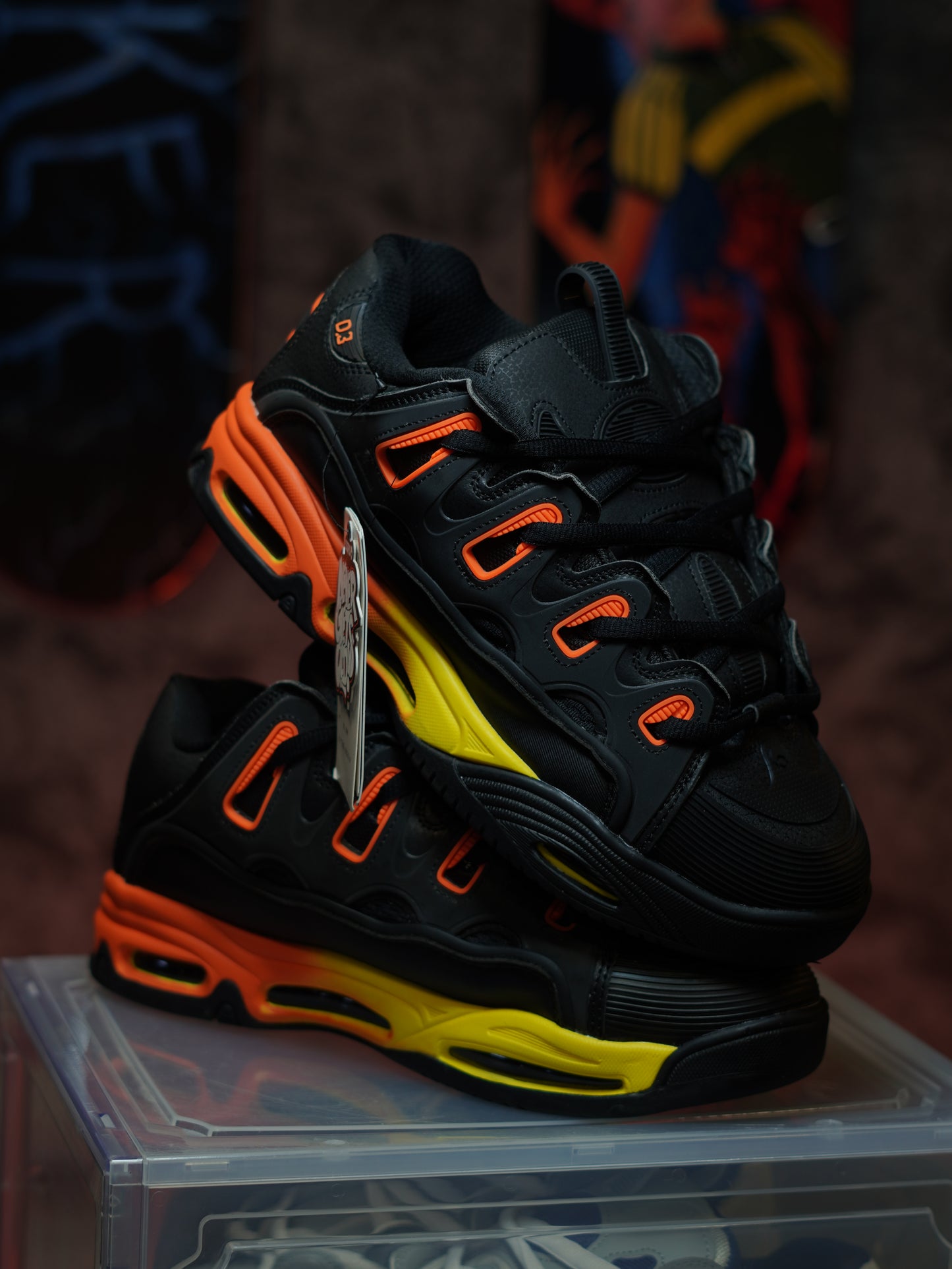 OSIRIS D3 NEGRO NARANJA