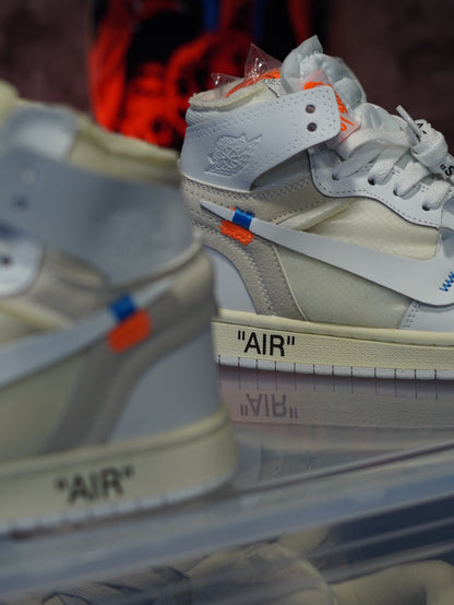Jordan X OFF WHITE ! Virgil Abloh Archive Alaska | Blanco