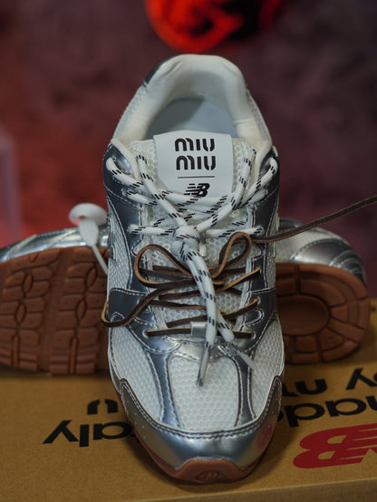 New Balance x Miu Miu 530 SL plateadas