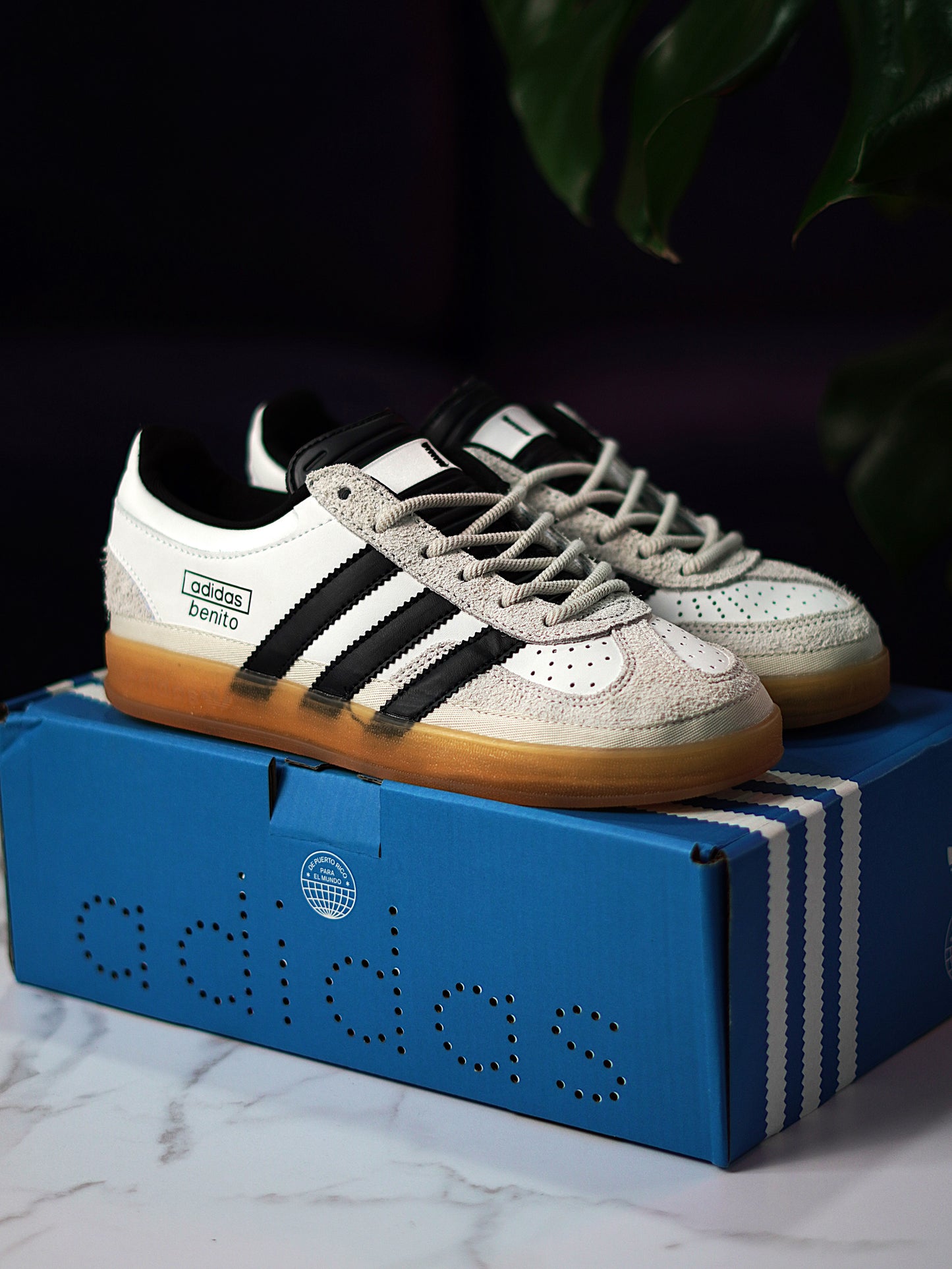 Adidas Gazelle Indoor Benito - Blanco