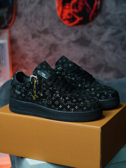 Louis Vuitton x Nike Air Force 1 Low "Triple Black"