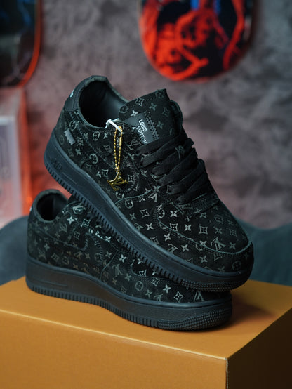 Louis Vuitton x Nike Air Force 1 Low "Triple Black"