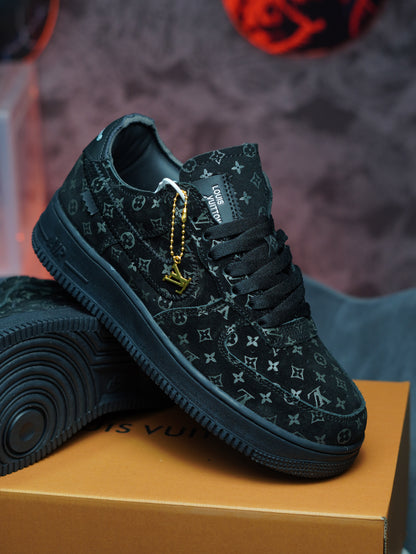 Louis Vuitton x Nike Air Force 1 Low "Triple Black"