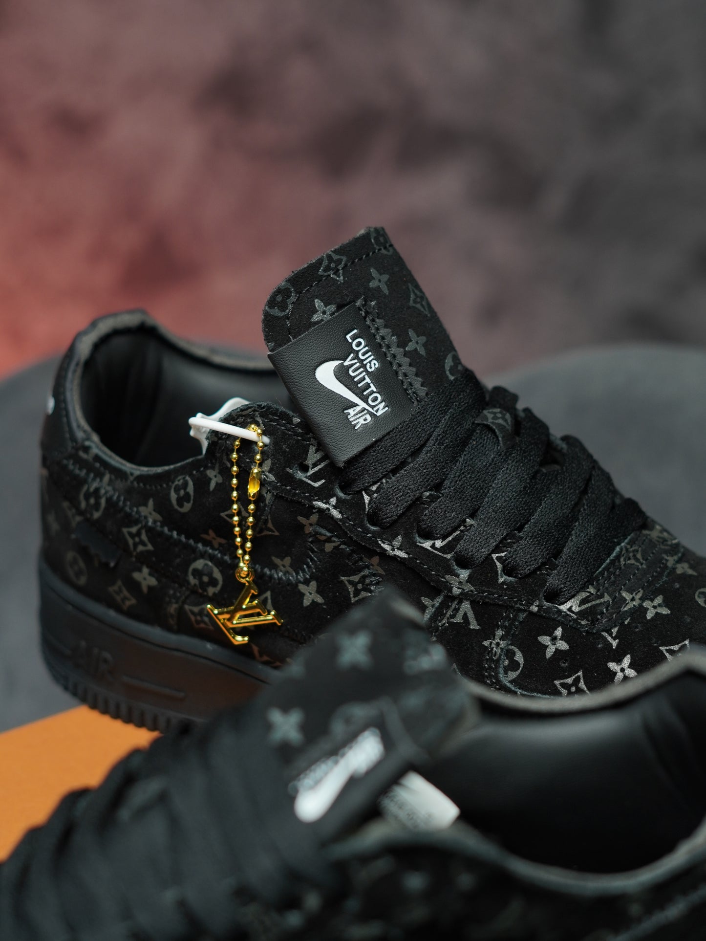 Louis Vuitton x Nike Air Force 1 Low "Triple Black"