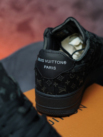 Louis Vuitton x Nike Air Force 1 Low "Triple Black"