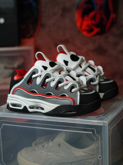 Osiris D3 2001 rojo, blanco y gris