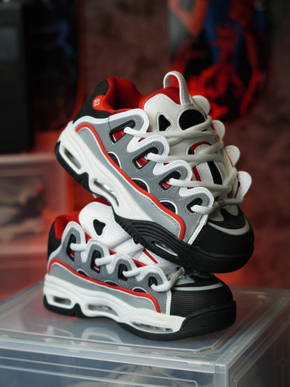 Osiris D3 2001 rojo, blanco y gris