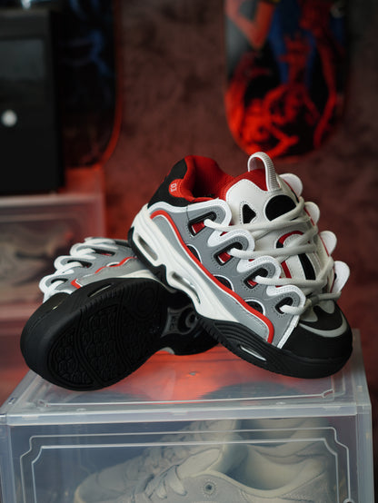 Osiris D3 2001 rojo, blanco y gris