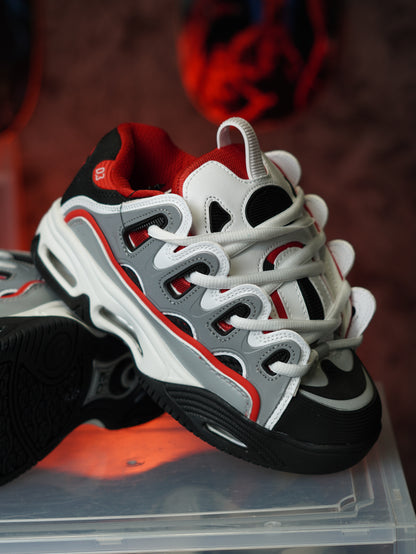 Osiris D3 2001 rojo, blanco y gris