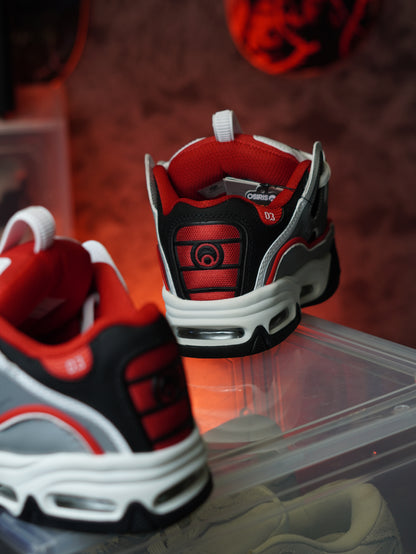 Osiris D3 2001 rojo, blanco y gris