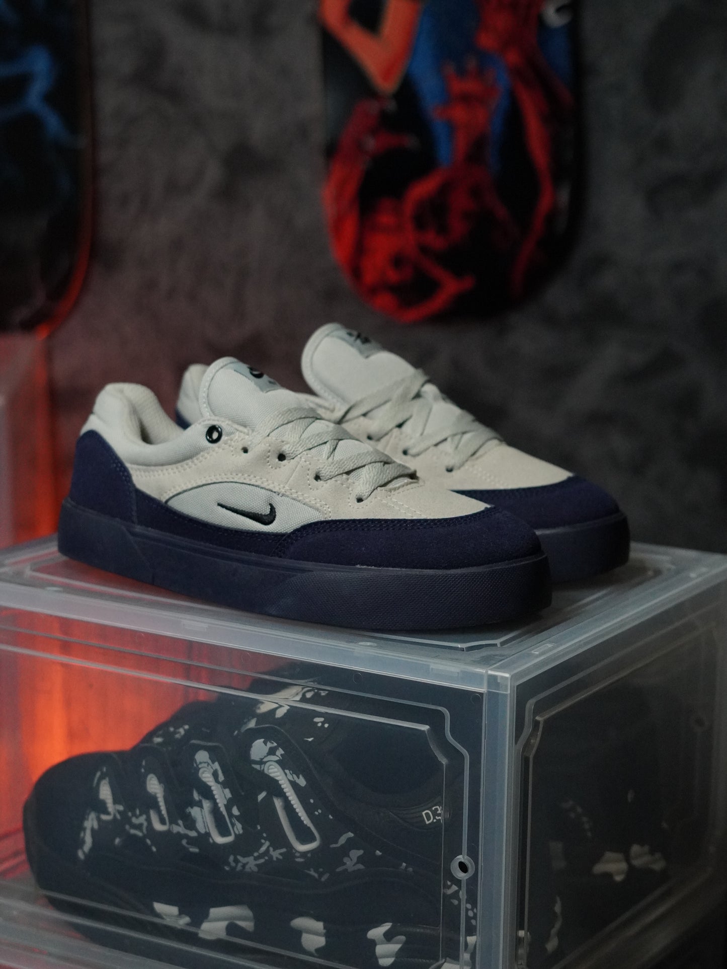 Nike SB Malor TE en color Light Khaki/Black-Light Orewood Brown