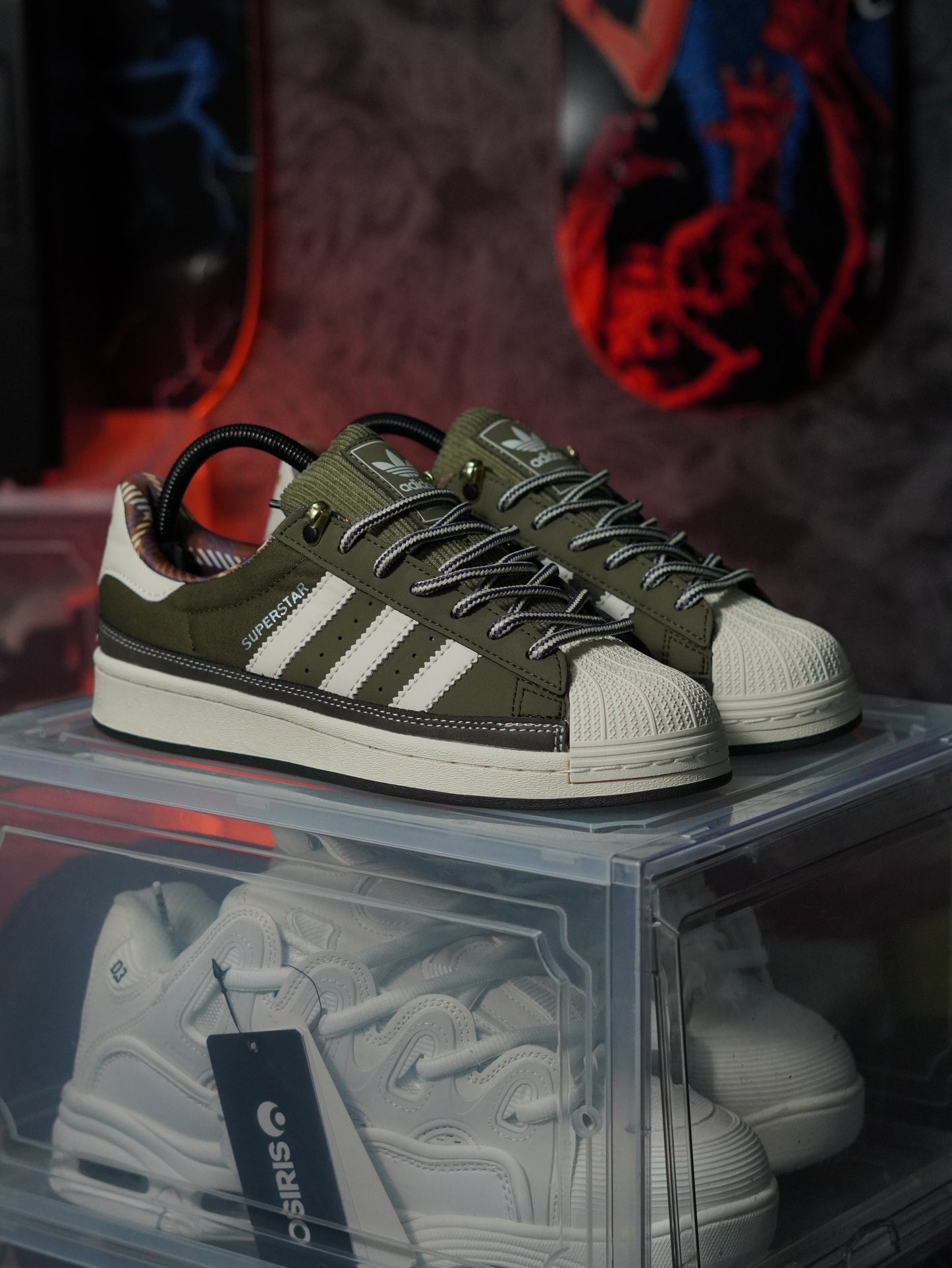 Adidas Superstar Olive Cream