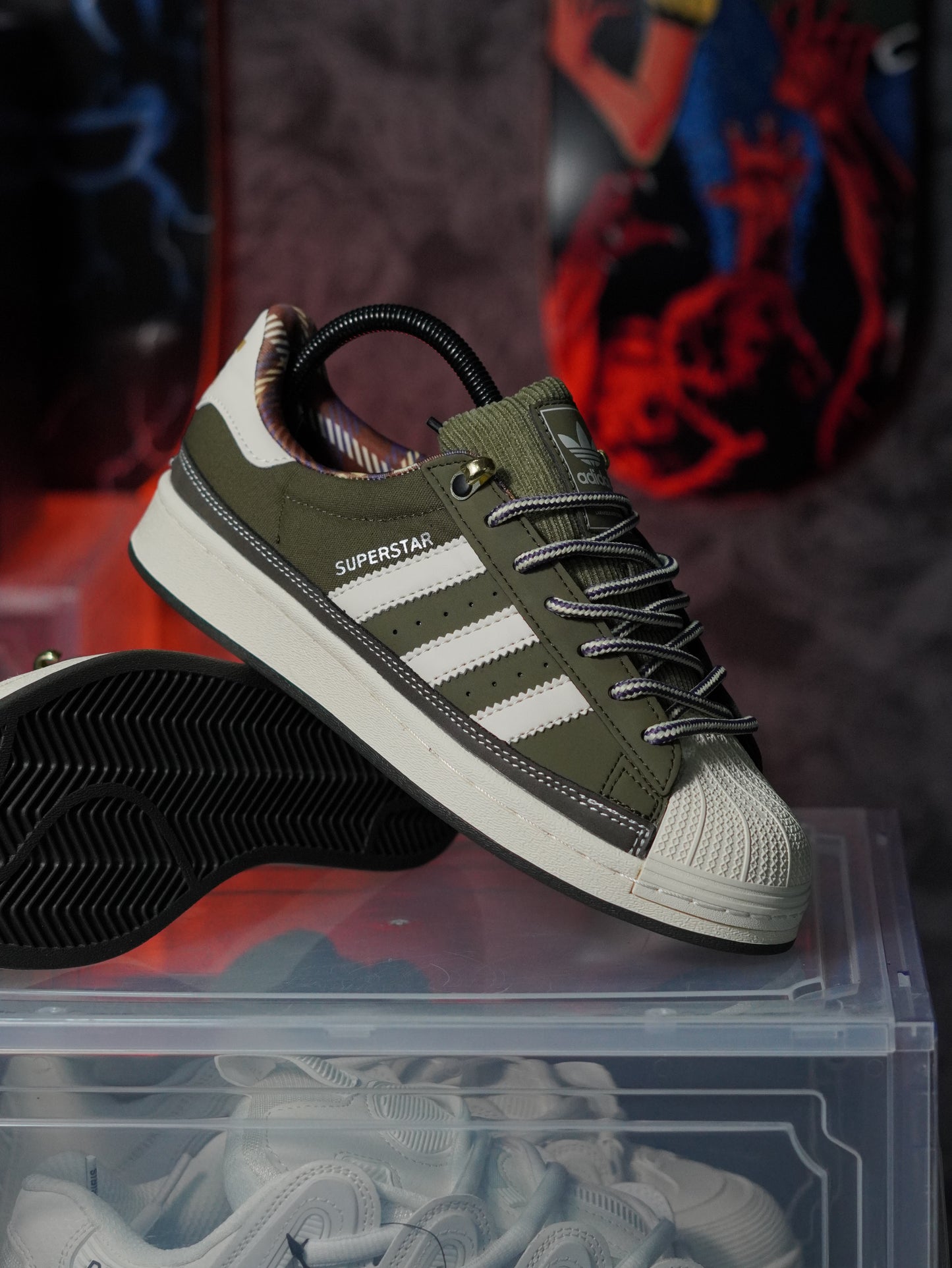 Adidas Superstar Olive Cream