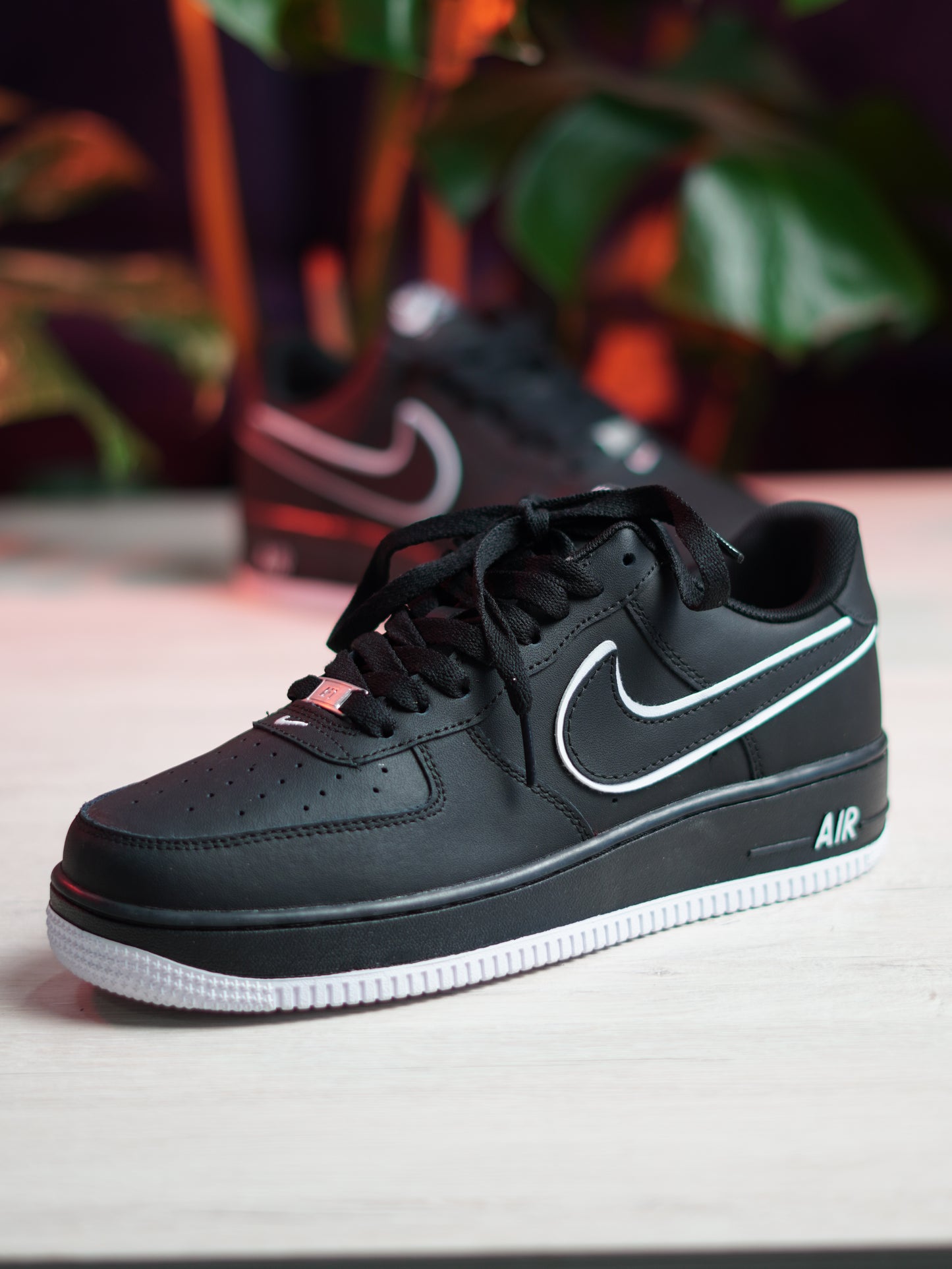 Nike Air Force 1 Low ’07 «Black White Sole»