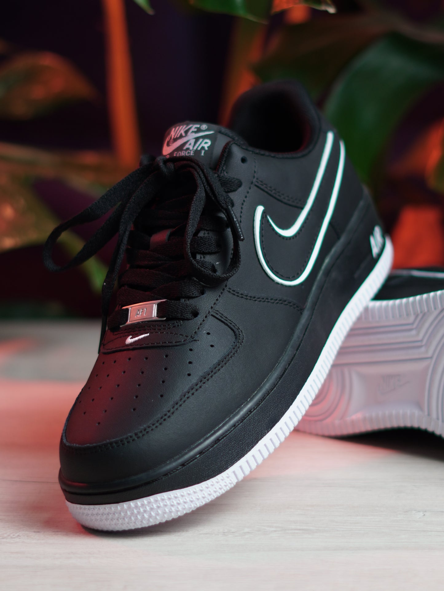 Nike Air Force 1 Low ’07 «Black White Sole»