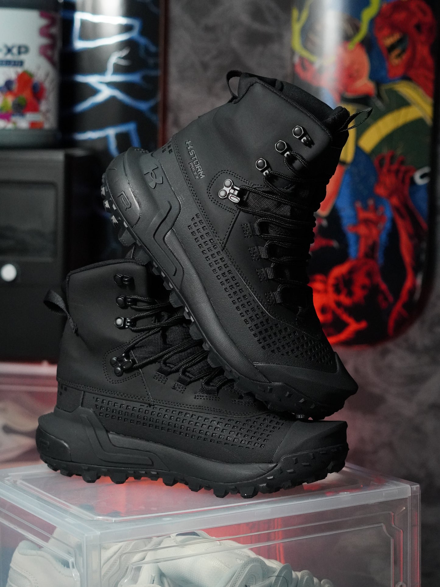 Under Armour HOVR Raider Waterproof NEGRO