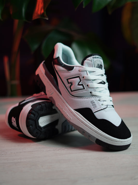 New Balance 550 White Black Rain Cloud